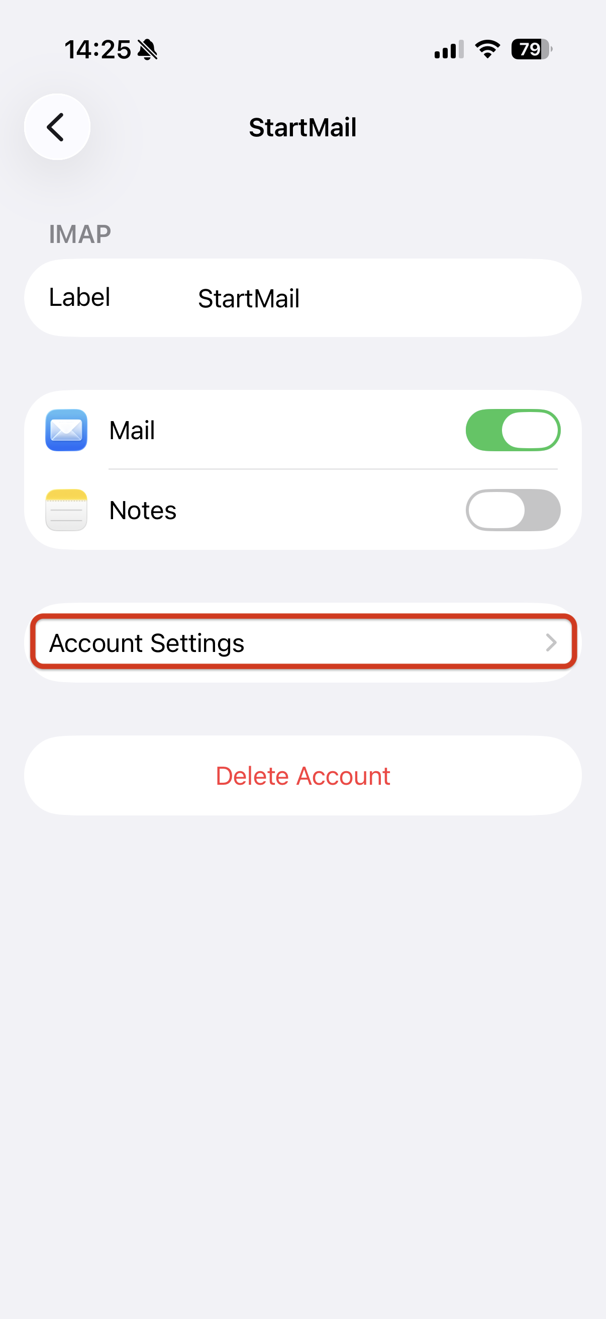 iOS 26 StartMail account.PNG