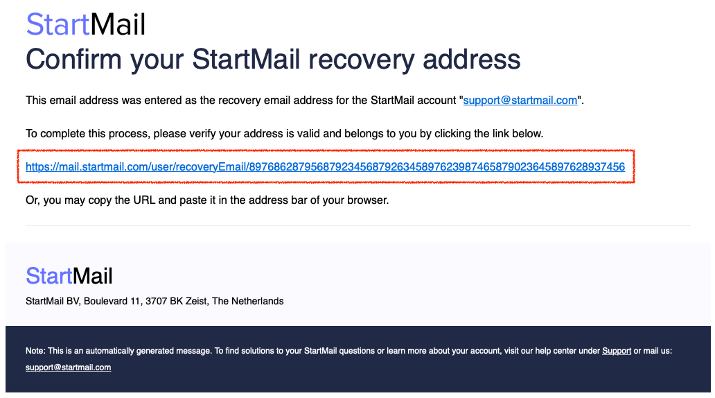 recovery-email-address-startmail