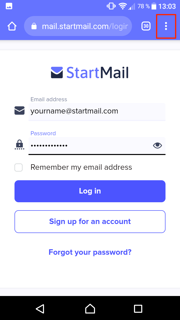 Add StartMail to your home screen – StartMail